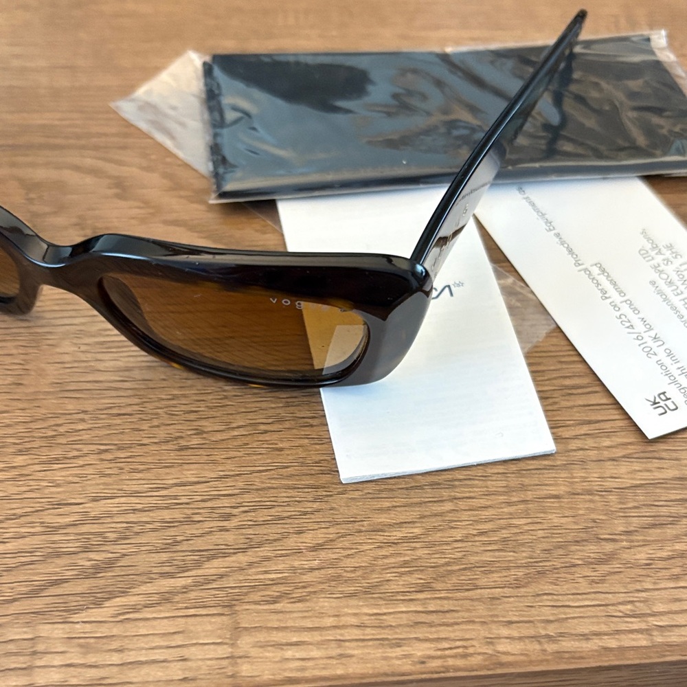 Vogue x Hailey Bieber Women's Brown Sunglasses - Picture 14 of 14